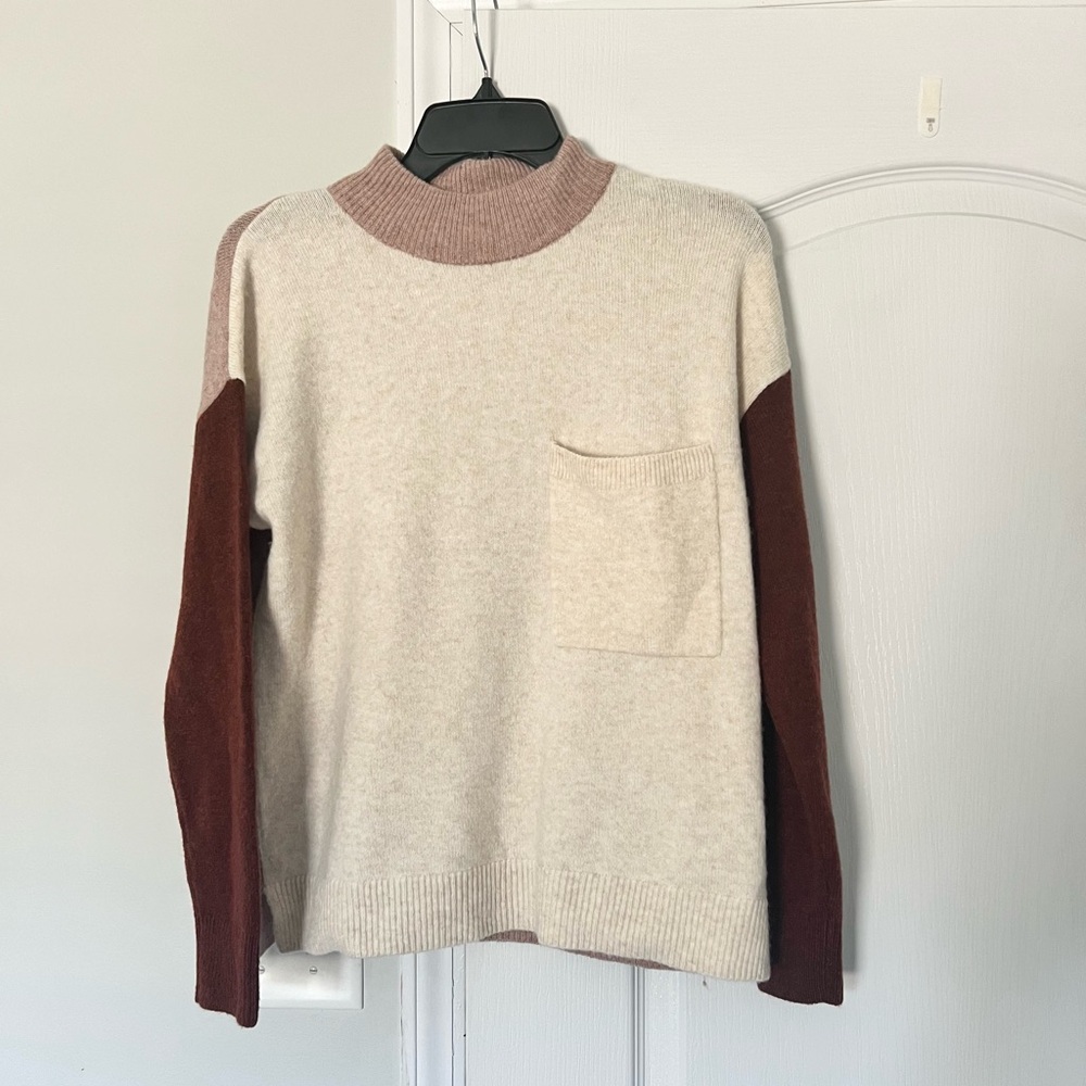 Madewell | cream long sleeve sweater - XS